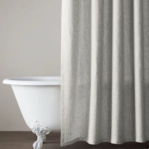 RH VINTAGE-WASHED BELGIAN LINEN SHOWER CURTAIN